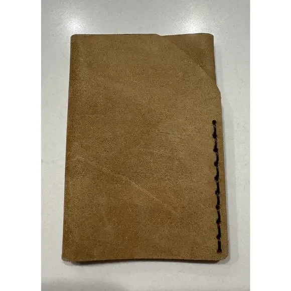 Ezra Arthur Leather Cash Card Wallet Minimal Classic Whiskey - Picture 6 of 6